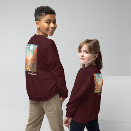 Kids Crewneck Sweatshirt - Grand Canyon