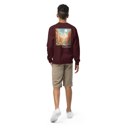 Kids Crewneck Sweatshirt - Grand Canyon