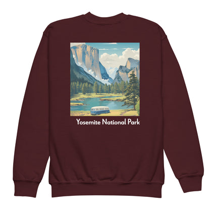 Kids Crewneck Sweatshirt - Yosemite National Park