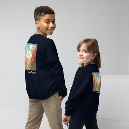 Kids Crewneck Sweatshirt - Grand Canyon