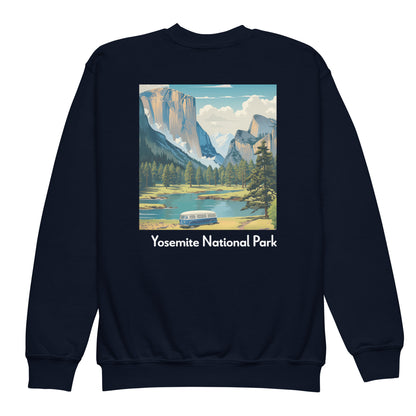 Kids Crewneck Sweatshirt - Yosemite National Park