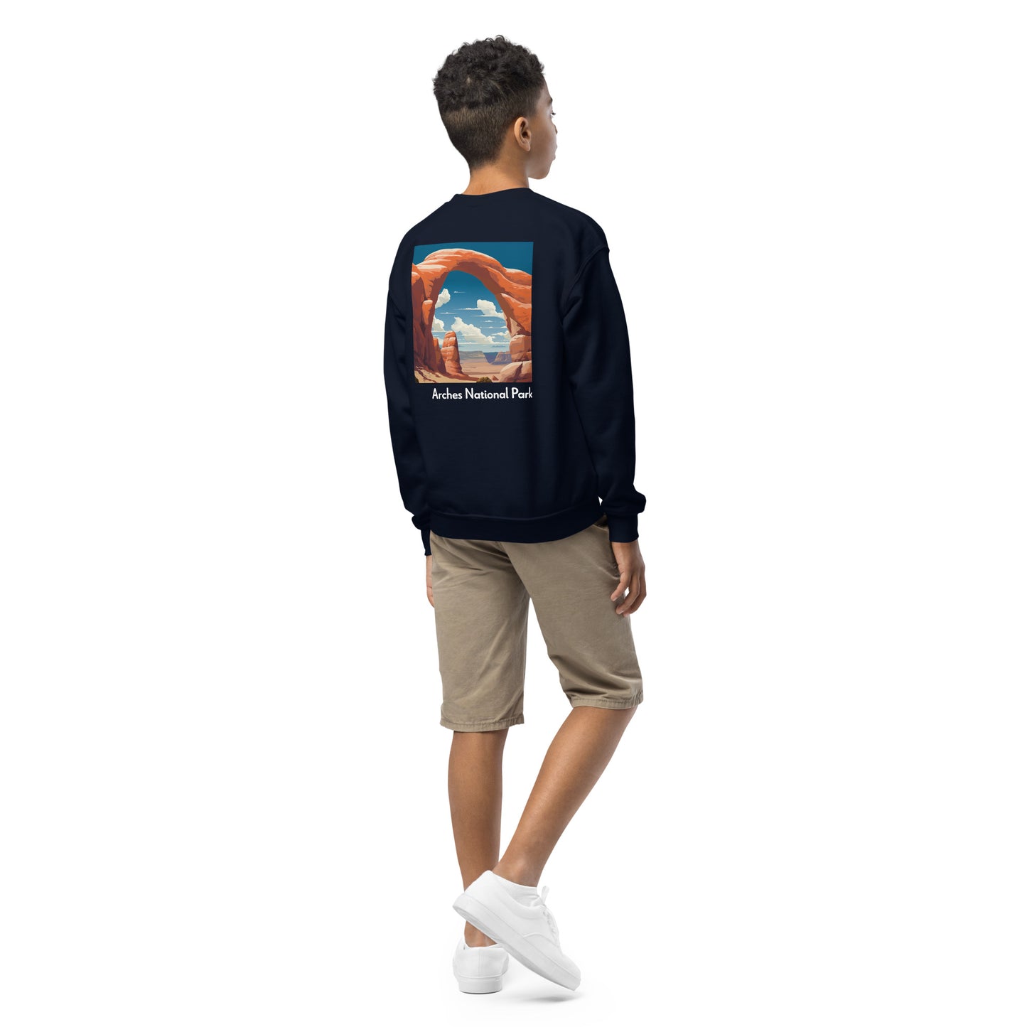 Kids Crewneck Sweatshirt - Arches National Park