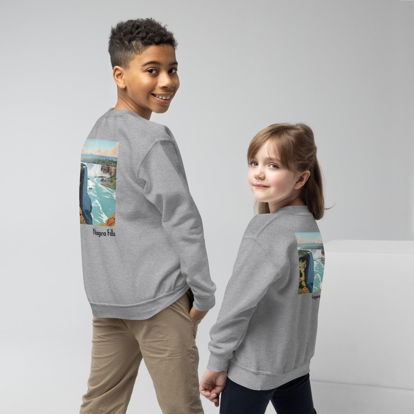 Kids Crewneck Sweatshirt - Niagara Falls