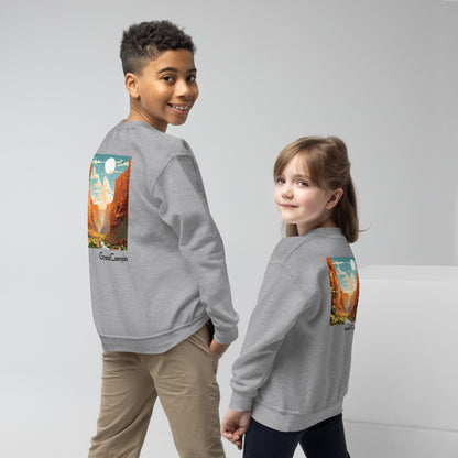 Kids Crewneck Sweatshirt - Grand Canyon