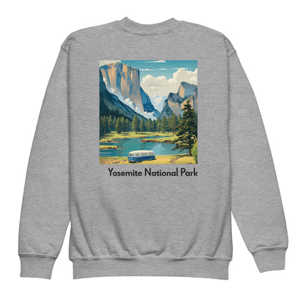 Kids Crewneck Sweatshirt - Yosemite National Park