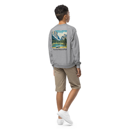 Kids Crewneck Sweatshirt - Yosemite National Park