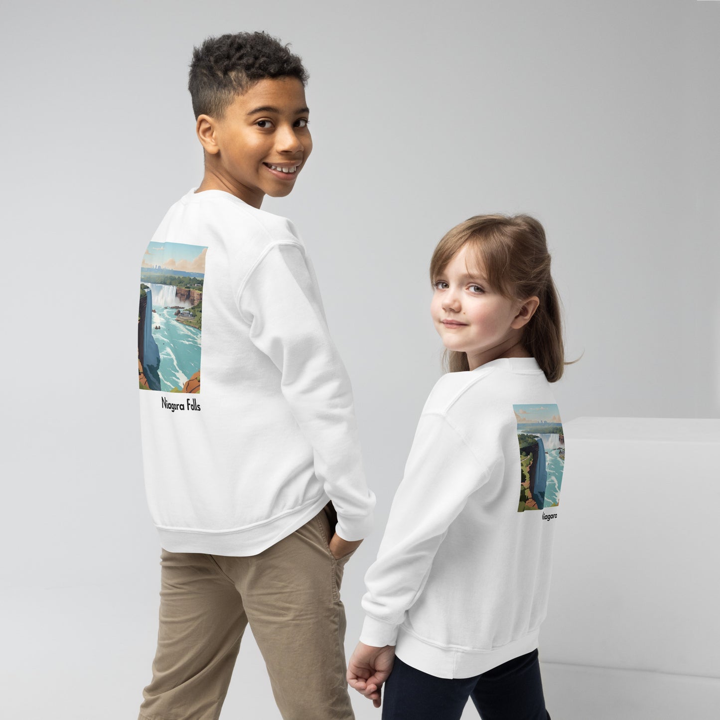 Kids Crewneck Sweatshirt - Niagara Falls