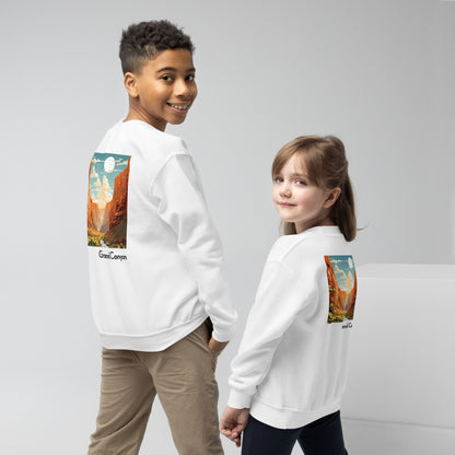 Kids Crewneck Sweatshirt - Grand Canyon