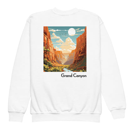 Kids Crewneck Sweatshirt - Grand Canyon