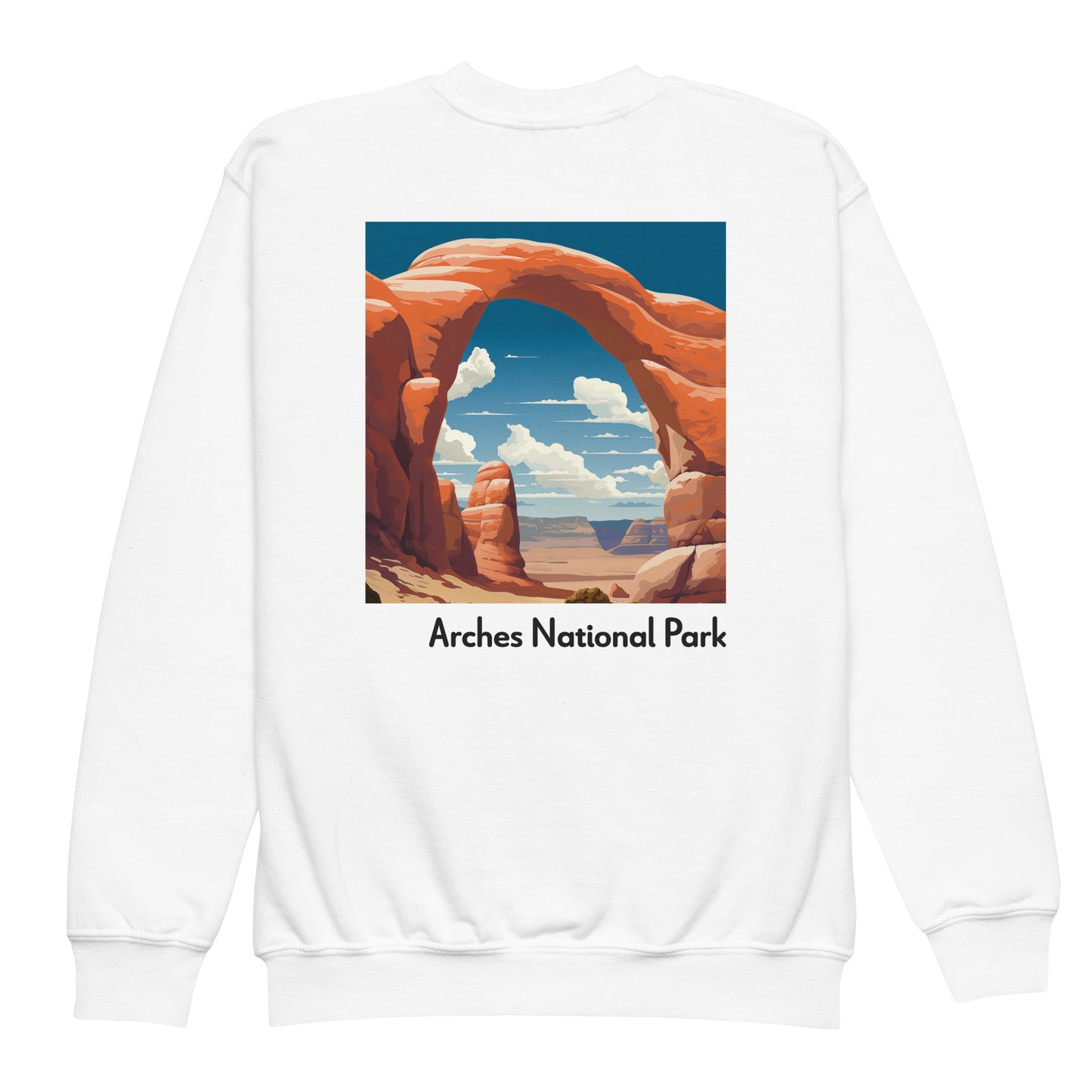 Kids Crewneck Sweatshirt - Arches National Park