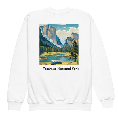 Kids Crewneck Sweatshirt - Yosemite National Park