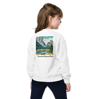 Kids Crewneck Sweatshirt - Yosemite National Park