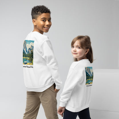 Kids Crewneck Sweatshirt - Yosemite National Park