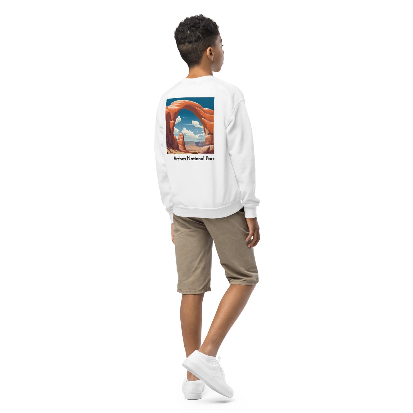 Kids Crewneck Sweatshirt - Arches National Park