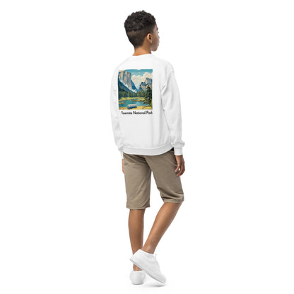 Kids Crewneck Sweatshirt - Yosemite National Park